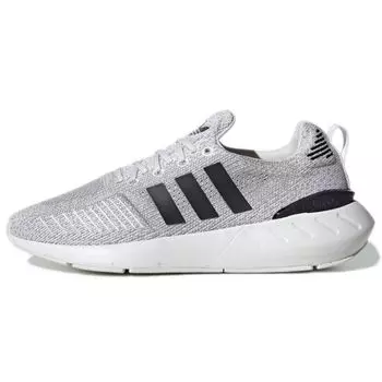 Adidas Swift Run 22 Crystal White Женские кроссовки Core-Black Grey-Two GV7969