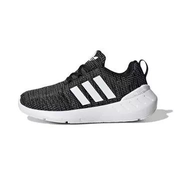 Adidas Swift Run 22 Little Kid Black White Детские кроссовки Core-Black Cloud-White Grey-Five GW8180 28