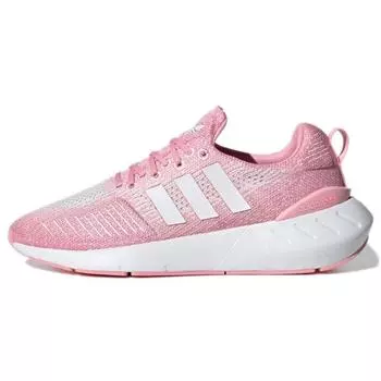adidas Swift Run 22 светло-розовые женские кроссовки облачно-белые почти розовые GV7972 36