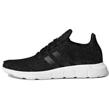 Adidas Swift Run Core Черные женские кроссовки Обувь-Белый CQ2018