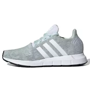 Adidas Swift Run Dash Green Женские кроссовки Cloud-White Grey-Two EF5444