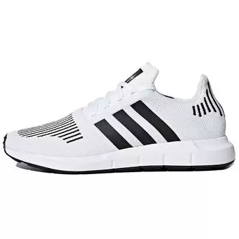Adidas Swift Run Footwear Белые мужские кроссовки Core-Black Medium-Heather-Grey CQ2116