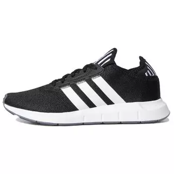 Adidas Swift Run X Black White Женские кроссовки Core-Black Cloud-White FY2134