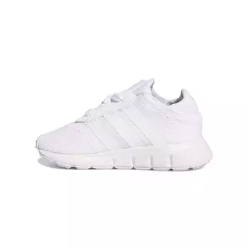 Adidas Swift Run X Infant Triple White Детские кроссовки Cloud-White FY2188
