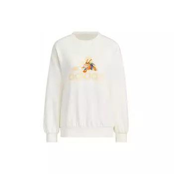 Adidas Свитшот год дракона женские топы белый JE6096 L