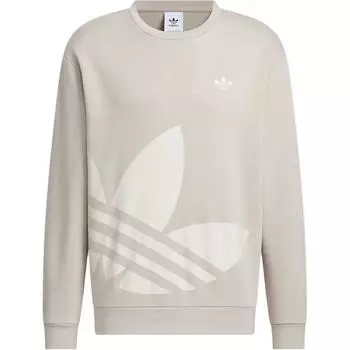 Adidas Свитшот Originals Classic Series с круглым вырезом и длинными рукавами, серебристо-серый JL8386 3XL