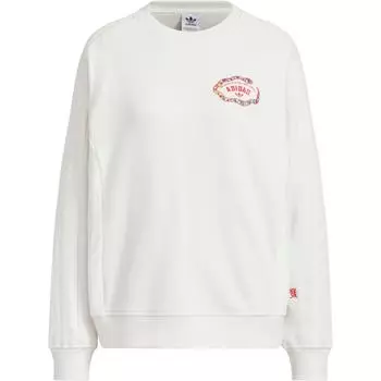 Adidas Свитшот Originals Lny W Crew Snake Year Limited Edition свободный крой женский свитшот белый JL8425 L
