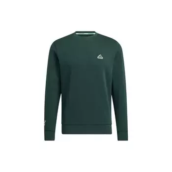 Adidas Свитшот с круглым вырезом и длинным рукавом с логотипом, мужские топы, зеленый цвет HG5784 M