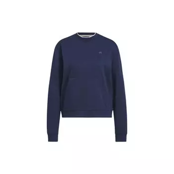 Adidas Свитшот с логотипом и круглым вырезом, однотонный, женский, свитшот, синий HT1274 XXL