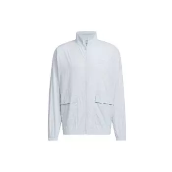 Adidas Свободная куртка с однотонным логотипом Мужские куртки светло-синего цвета IT3956 L