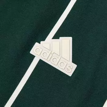 Adidas Свободная полосатая футболка с v-образным вырезом и заниженными плечами, топы унисекс, темно-небесно-зеленый, Хан-нефритовый, белый JC5679