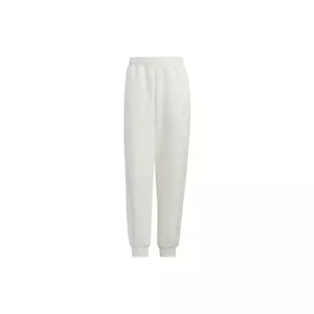 Adidas T1 Logo Print Однотонные женские брюки для бега, белые HM7113 XXL