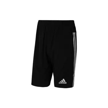 Adidas Tech Короткие тренировочные спортивные полосатые дышащие шорты мужские черные GJ2727 S