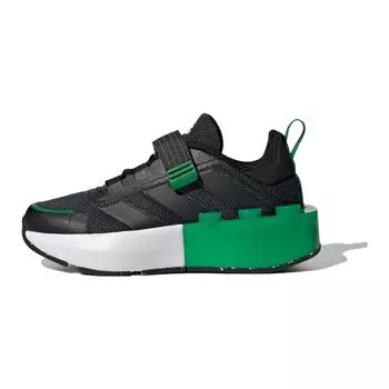 adidas Tech RNR LEGO Carbon Core Черный Зеленый (GS) Детские кроссовки ID9524 28
