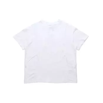 Adidas Tech Tee Ribbon Drawstring Спортивная футболка с короткими рукавами Женские топы Белые GP0593 XL