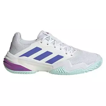 [Adidas] Tennis Shoes Barricade 13 Tennis NLB08 Women s Footwear WhiteCobalt BluePurple Burst (IF9130) 24,5 см