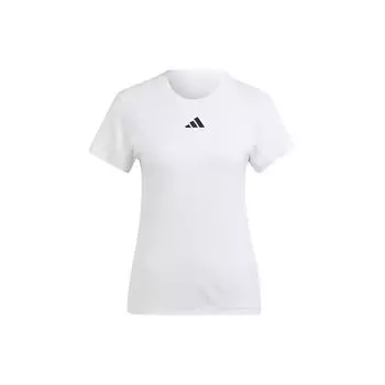 Adidas Теннисная футболка Freelift с логотипом для женщин, топы, белая IK2261 XXL