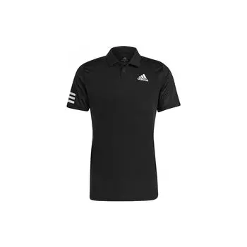 Adidas Теннисная повседневная рубашка поло с коротким рукавом Мужские топы черные GL5421 S