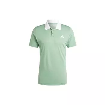 Adidas Теннисная рубашка поло Freelift с логотипом и коротким рукавом, мужские топы поло зеленого цвета IQ4738 S