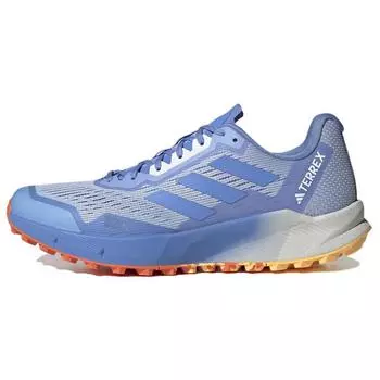 Adidas Terrex Agravic Flow 2 Blue Dawn Impact Оранжевые мужские кроссовки Blue-Fusion HR1116 41