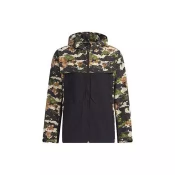 Adidas Terrex Festival AOP Ветровка с камуфляжным принтом в стиле пэчворк Мужские куртки Prairie-Brown GN7594 L