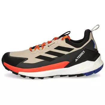 Adidas Terrex Free Hiker 2.0 Low GORE-TEX Wonder Beige Black Orange Унисекс Кроссовки Загар Основной черный Полу-ударный оранжевый IH3536 41