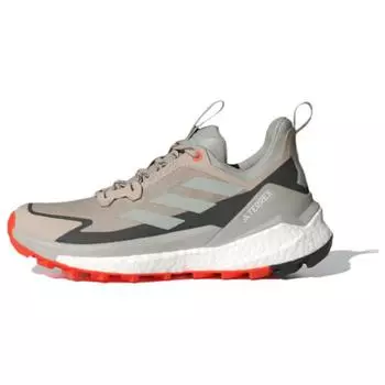 adidas Terrex Free Hiker 2.0 Low Wonder Beige Impact Orange Женские кроссовки Grey Core-Black Semi-Impact-Orange IE5121 42