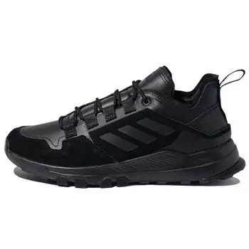 Adidas Terrex Hikster Leather Low Black Grey Мужские кроссовки Core-Black Grey-Six FX4661 42