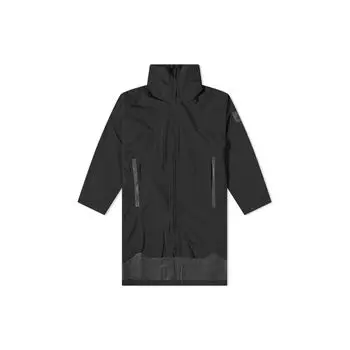 Adidas Terrex парка с простым принтом и логотипом на молнии, мужская верхняя одежда, черный GT6521 S