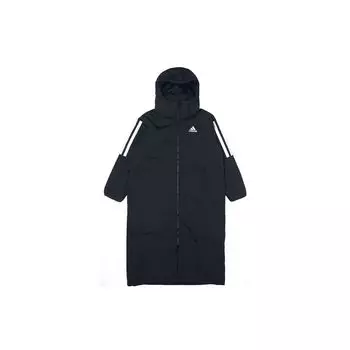 Adidas Terrex ветрозащитное теплое повседневное длинное хлопковое пальто с капюшоном женские пальто черного цвета FT2547 XL
