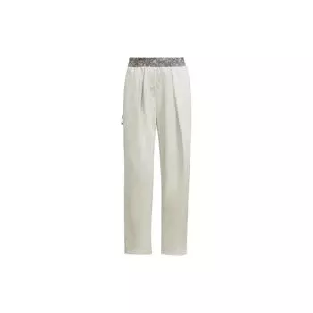 Adidas Terrex X и Wander Collaboration Solid Logo Letter Повседневные спортивные брюки женские низы белые HN6945 L