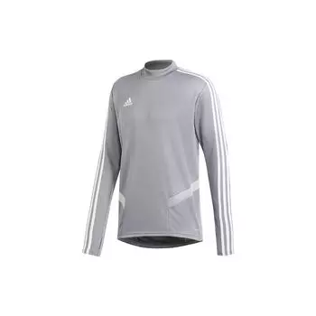 Adidas Tiro 19 Training Top Футбольная спортивная повседневная быстросохнущая дышащая футболка с длинными рукавами Мужские топы Серый DW4801 XS
