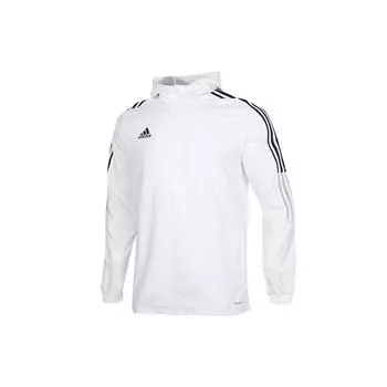 Adidas Tiro 21 Ветровка с капюшоном Мужская верхняя одежда Белый GP4966 M