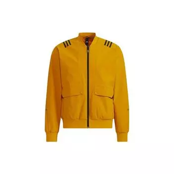 Adidas Tiro Ветровка с полосатым принтом Мужская куртка Золотая H40234 XXL