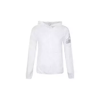 Adidas тканая куртка с капюшоном женская верхняя одежда белая FT2862 M