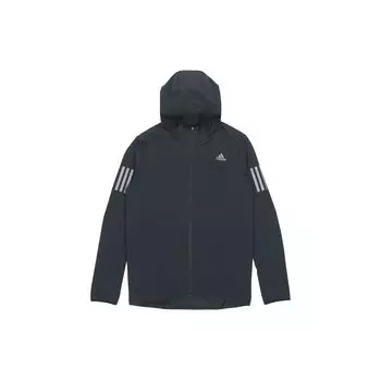 Adidas Тканая спортивная куртка с капюшоном Мужская верхняя одежда Черный CY5776 M