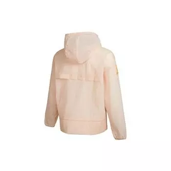 Adidas Тканая спортивная куртка с капюшоном Женские топы Розовый GP0672 XL