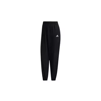 Adidas Тканые брюки эластичные трикотажные спортивные брюки женские брюки черные GL5615 L