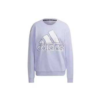 Adidas Толстовка Neo Large Logo Printed Training Hoodie Женская толстовка с капюшоном Фиолетовый HB5106 L