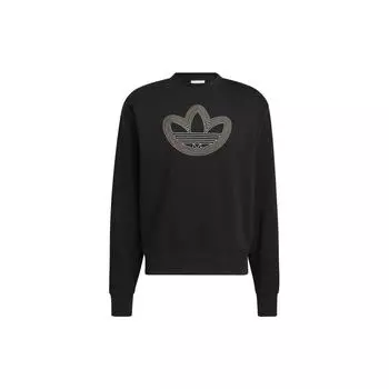 Толстовка Adidas Originals Crew Neck для мужчин, черная HI2975 XS