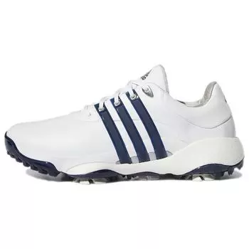 Adidas Tour 360 22 Golf White Collegiate Navy Мужские кроссовки Cloud-White Silver-Metallic GV7247 40