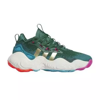 Детские кроссовки adidas Trae Young 3 J 96 Olympics Green Team, темно-зеленые, золотисто-металлические, IF2113 36