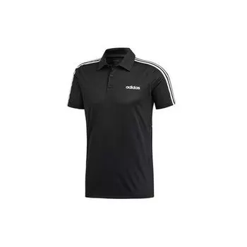 Мужская тренировочная футболка-поло Adidas Топы Черный DT3048 S