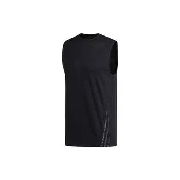 Adidas Твердые тренировочные спортивные майки мужские топы черные FL4317 XS