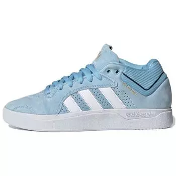 Adidas Tyshawn Clear Blue Мужские кроссовки Cloud-White Gold-Metallic FV5851