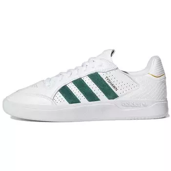 Adidas Tyshawn Low White Collegiate Green Мужские кроссовки Cloud-White Gold-Metallic GY6954 44