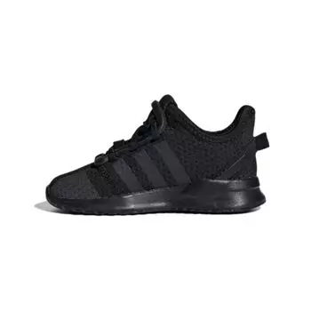 Adidas U_Path Run I Черные детские кроссовки Core-Black Footwear-White G28118
