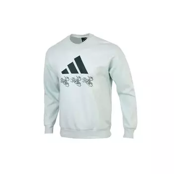 Adidas UB GFX BOS Пуловер с логотипом и принтом, мужская верхняя одежда, сигнально-зеленый GM4469 XXL