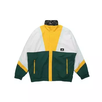 Adidas UB JKT SILO Logo Повседневная спортивная куртка с цветными блоками Мужские куртки Лесно-зеленый GM4444 L