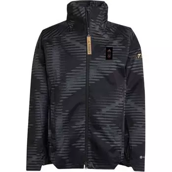 Adidas Удобная, компактная, повседневная, универсальная куртка с капюшоном, мужская куртка черного цвета HC1281 M